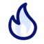 Icon of a flame